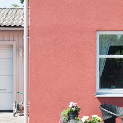 Råkritegatan 44 Puts av fasad